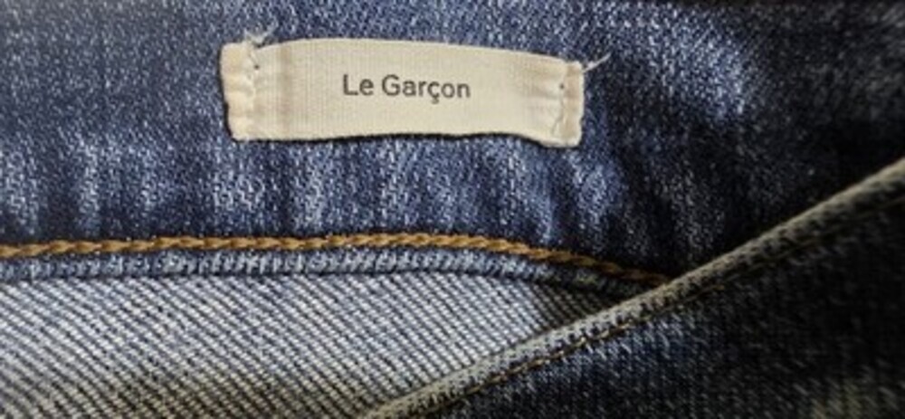 Frame Le Garcon Crop Distressed Women Size 28 Blue Jeans Soft Denim Easy Care - Picture 5 of 6